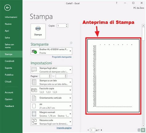 Excel Come Eseguire La Stampa In Excel