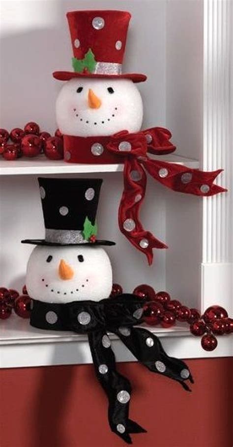 50 top idées de décorations de Noël bonhomme de neige