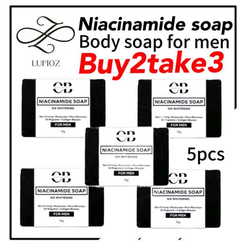 Buy 2 Take 3 Cb Niacinamide New Packaging Extra Whitening And Oil Control Hydrate Soap For Men 70g