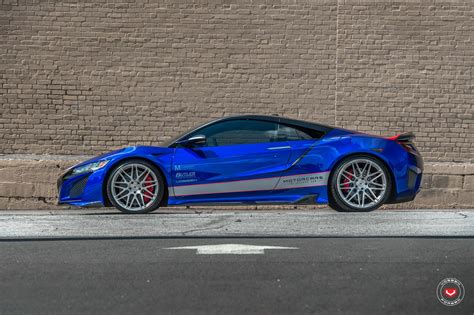 Glossy Blue Acura NSX Benefits from Contrasting Body Accents and Custom ...