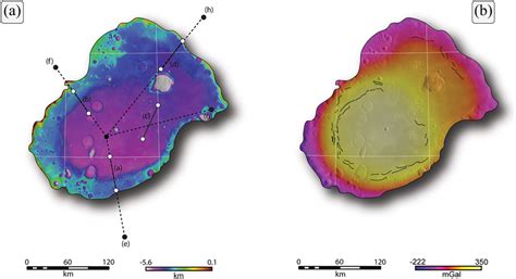 The Topography From The SLDEM2015 Digital Elevation Model A And