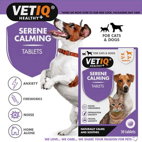 Vetiq Serene Calming Tablets 30 Pack • Petmania