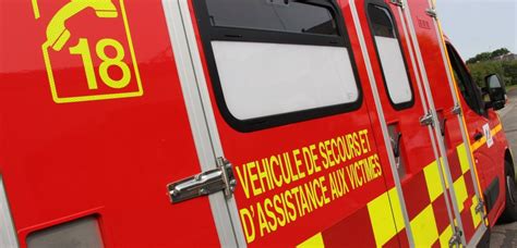 Courbeveille Une voiture sur le toit après une sortie de route