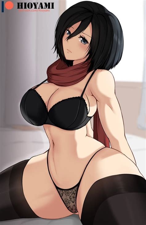 Mikasa Ackerman In Lingerie Doomjoe