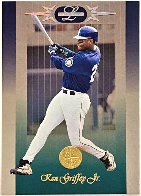 Ken Griffey Jr 1996 Leaf Limited Seattle Mariners Baseball Card Hof