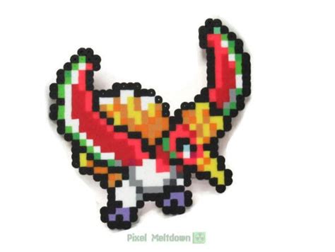 Lugia Ho Oh Tour Légendaire Duo Pokemon Pixel Art Etsy