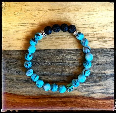 Lava Rock Bracelet Essential Oil Bracelet Yoga Bracelet Etsy