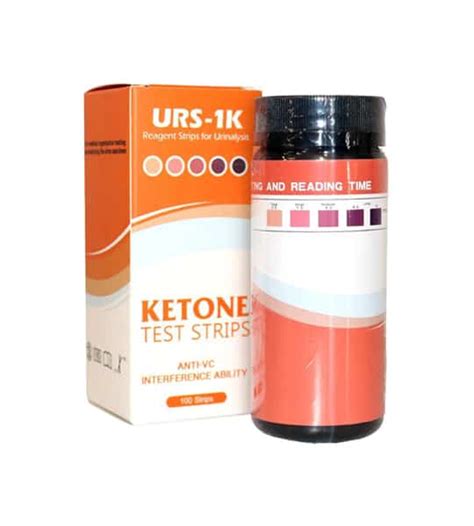 Urs 1k Ketone Test Strips 100 Strips Free Shipping In Canada