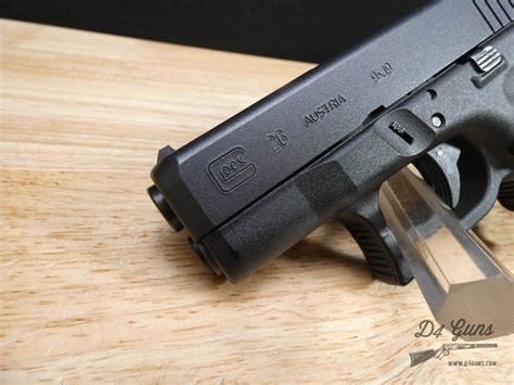 Glock 26 Gen 3 9mm W 1 Mag G26 Semi Auto Pistols At Gunbroker