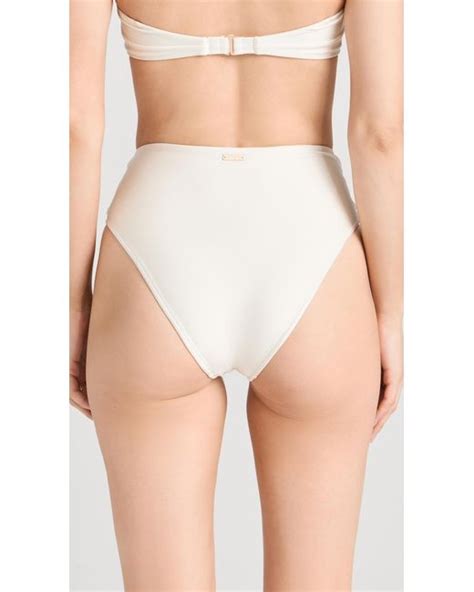 Cult Gaia Cut Gaia Pia Bikini Botto In White Lyst