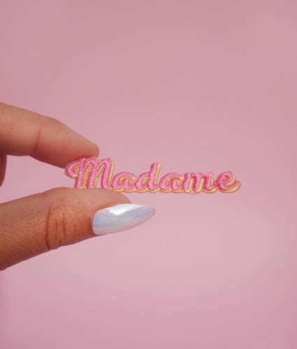 Patch Thermocollant Madame MALICIEUSE SHOP DIY