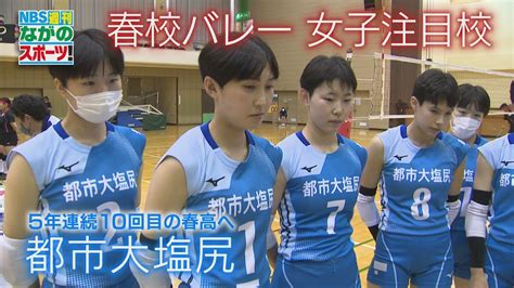 【春高バレー女子注目校】大会5連覇を目指す！都市大塩尻（2022年11月12日） Youtube