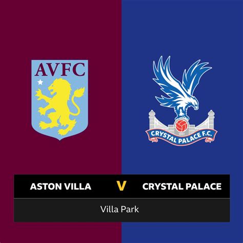 Follow Aston Villa V Crystal Palace Live Bbc Sport