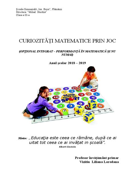 Optional Curiozitati Matematice 1 Pdf