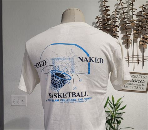 Vintage 90s Coed Naked Basketball A Good Slam Can Arouse The Ground