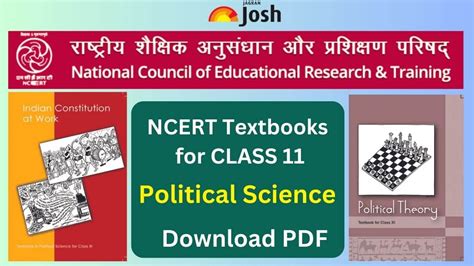 NCERT Books For Class 11 Political Science 2023 2024 All Chapters