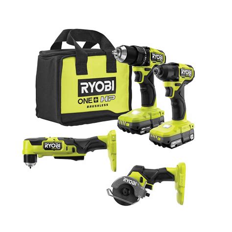 Bag Included - Ryobi 18v ONE+ - Power Tool Combo Kits - Power Tools ...