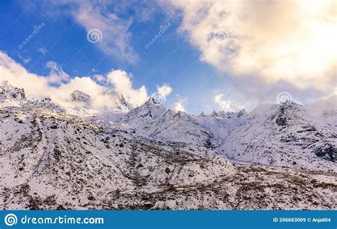 Chandra River Valley Spiti Stock Image Image Of India Indian 206683009