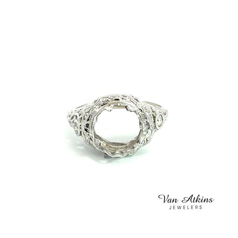 0.08 Carat Estate Diamond Semi-Mount Rings 001-141-00794 | Van Atkins