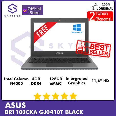 Jual Laptop Asus Br Cka Gj T Intel Celeron N Gb Ddr Gb