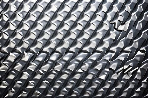 Metal Diamond Plate In Silver Color For Background Premium Ai