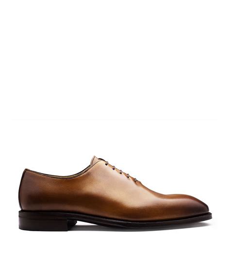 Richelieu Giulia Gold Patin Classic Range Chaussure En Cuir