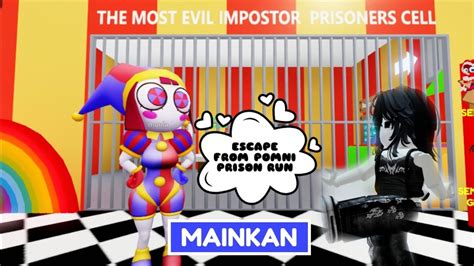 Escape From Pomni Prison Run Melarikan Diri Dari Pomni Badut