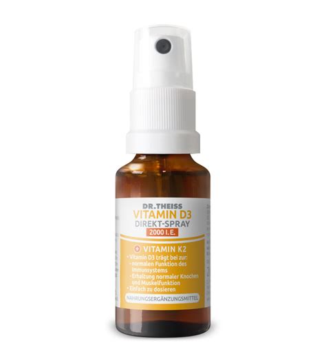 DR THEISS Vitamin D3 Direkt Spray 2000 I E Dr Theiss