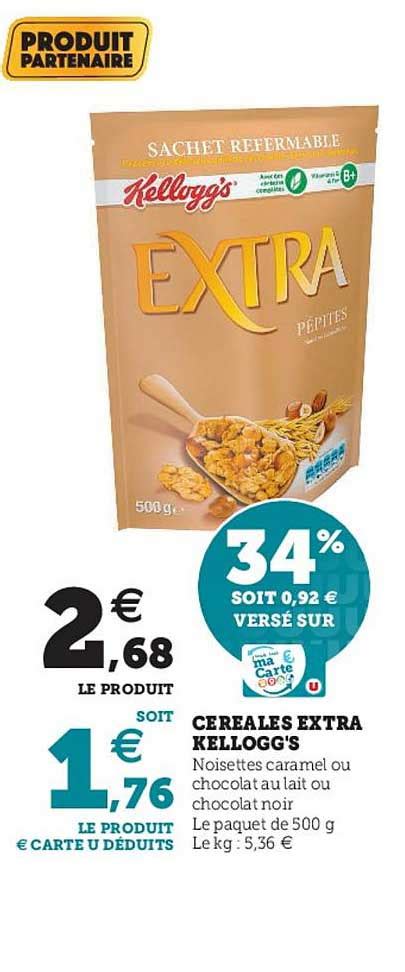 Promo Céréales Extra Kellogg s chez U Express iCatalogue fr