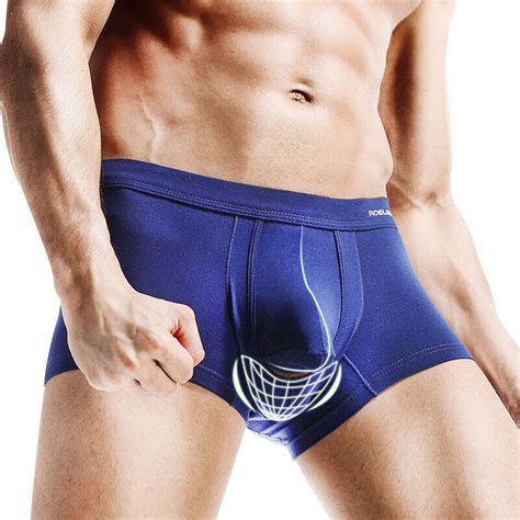 Mens Underwear Separate Penis Ball Pouch Breathable Comfort Sport Boxer Shorts Ebay