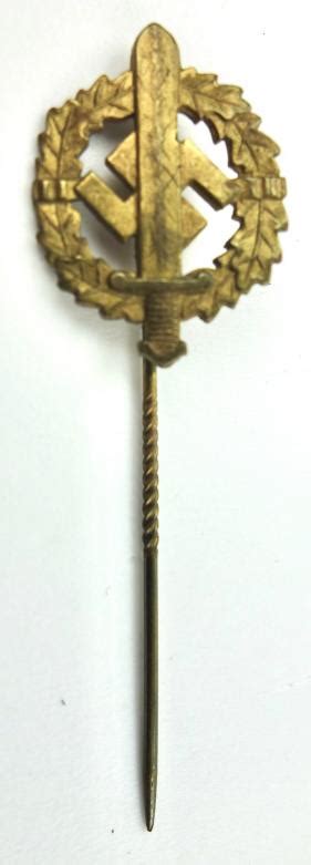 IMCS Militaria SA Sport Badge Stick Pin In Bronze