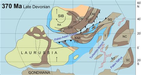 Plate Tectonic Reconstruction Of The Palaeo Asian Ocean During The Late