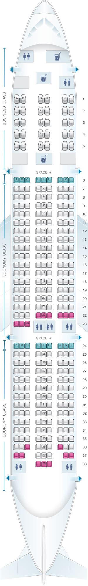 Seat Map Latam Airlines Boeing B787 9 Seatmaestro