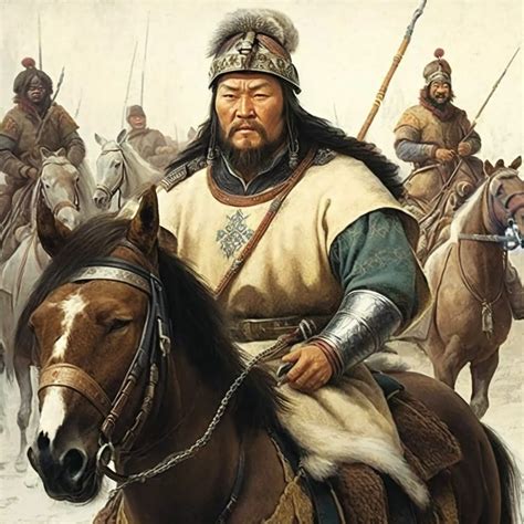 Genghis Khan In Battle