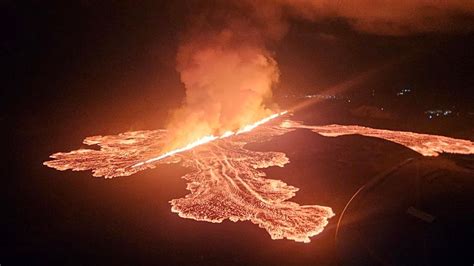 En Images Une Nouvelle Ruption Volcanique En Islande Tf Info