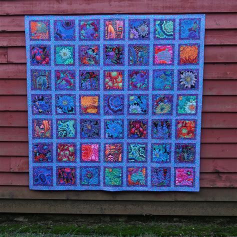 Jewel Frame Quilt Kit - Blue - 803081060617