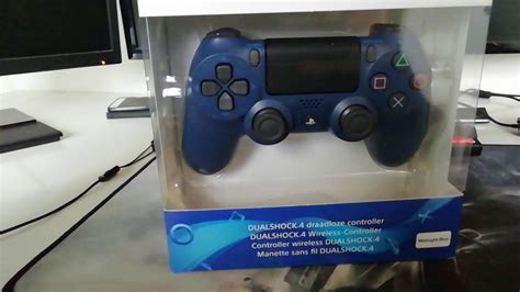 Unboxing Dualshock 4 Midnight Blue Ps4 Controller Youtube