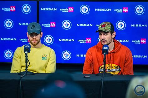 Winnipeg Jets End Of Season Media Availability Captain Adam Lowry And