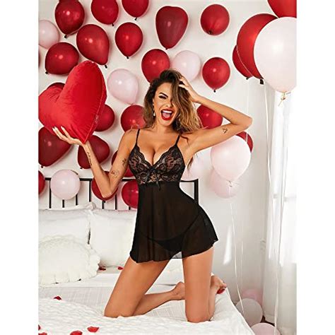 Buy Rouxous Babydoll Bikini Set Non Padded Bra Panty Nightwear