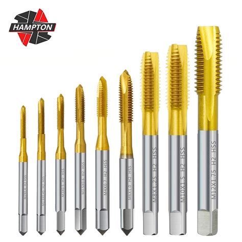 Hss Titanium Coating Screw Tap Drill Bit M2 M25 M3 M35 M4 M5 M6 M8