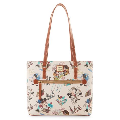 Mickey And Minnie Mouse Dooney Bourke Tote Bag Epcot International