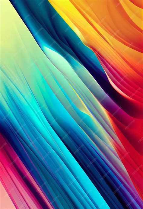 Premium Photo | Abstract flowing colors colorful abstract background