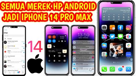 Full Ios Cara Ubah Tampilan Android Jadi Iphone Pro Max Terbaru