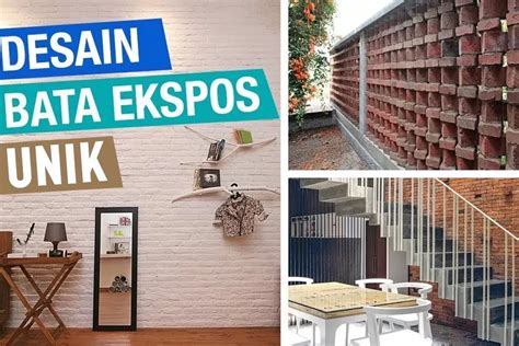 Inspirasi Desain Rumah Bata Ekspos Sederhana Namun Rapi Dan Bikin Betah