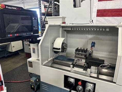 New Trak 1845RX CNC Lathe ProtoTRAK CNC Control / Manual with DRO, 2 ...