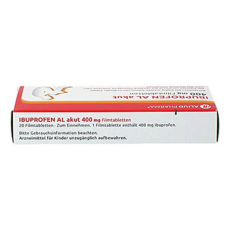 IBUPROFEN AL Akut 400 Mg Filmtabletten 20 St Meine OnlineApo