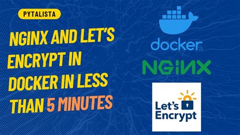 Docker Container With Ssl Certificate Nginx And Letsencrypt Containers