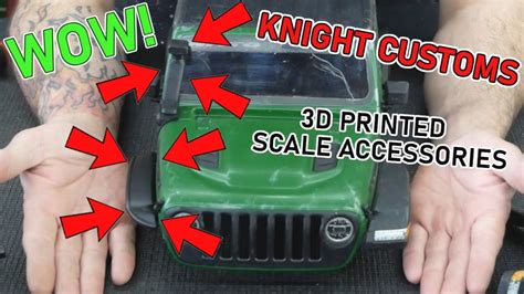 Axial Scx10 Iii Knight Customs 3d Printed Scale Accessories Part 1