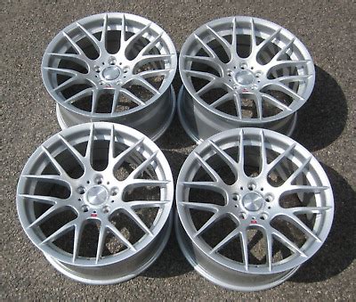 Staggered Avant Garde M Silver Wheels Set Fit Bmw E