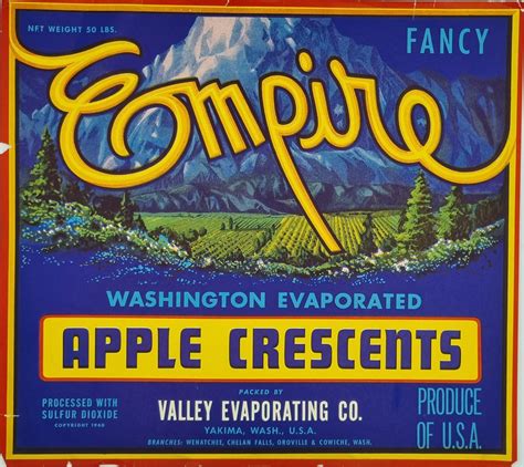 Empire Apples Label - Hungry Traveller